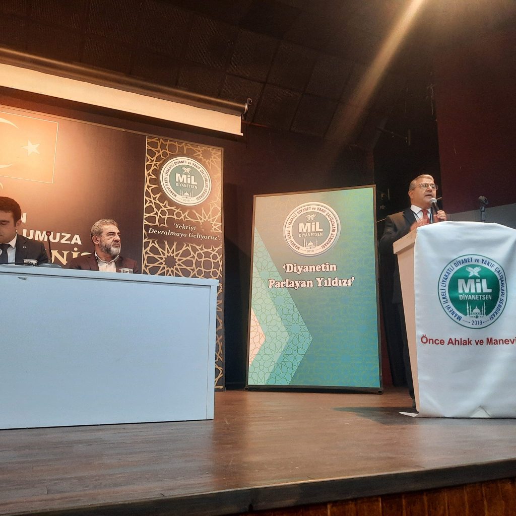 Mil Diyanet Senimizin kongresi hayırlara vesile olsun. Başarılar dileriz. Mil Ulaştırma Sen Ailesi