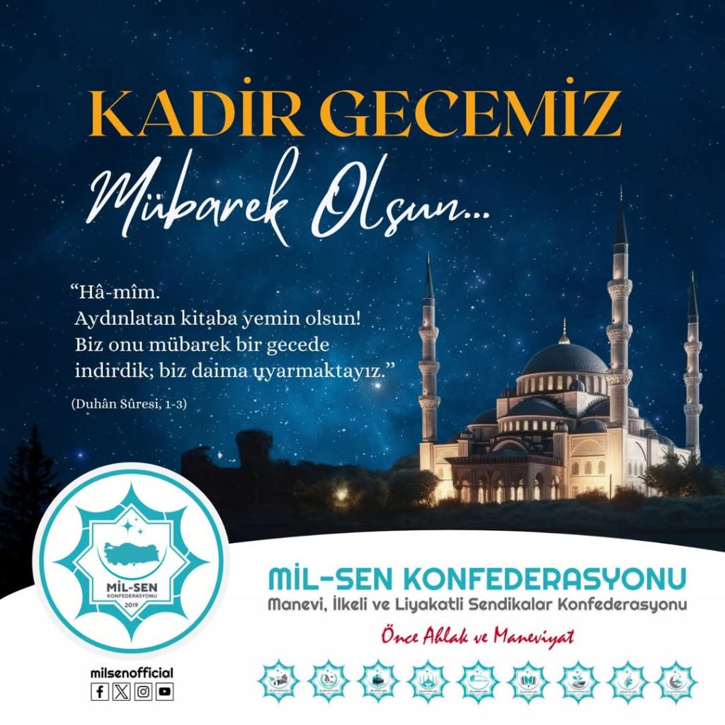 🌙 Tüm İslam Âleminin Kadir Gecesi Mübarek Olsun